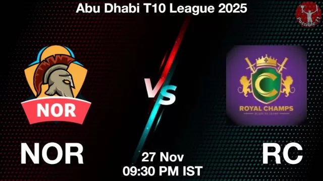 NOR vs RC ड्रीम11 भविष्यवाणी, फैंटेसी क्रिकेट टीम - 27 नवंबर 2025