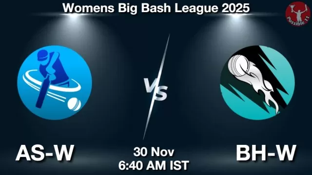 AS-W vs BH-W ड्रीम11 भविष्यवाणी, फैंटेसी क्रिकेट टीम - 30 नवंबर 2025