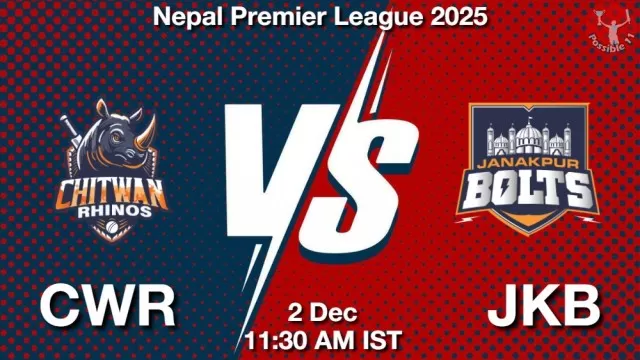 CWR vs JKB ड्रीम11 भविष्यवाणी, फैंटेसी क्रिकेट टीम - 02 दिसंबर 2025