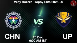 CHN vs UP Matcch Previews