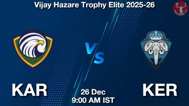 KAR vs KER ड्रीम11 भविष्यवाणी, फैंटेसी क्रिकेट टीम - 26 दिसंबर 2025