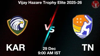 KAR vs TN Matcch Previews
