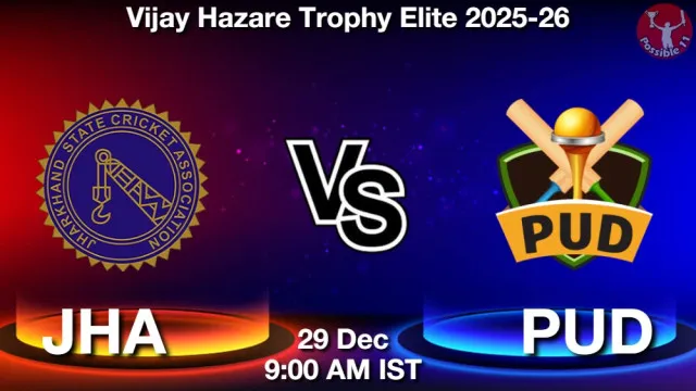 JHA vs PUD ड्रीम11 भविष्यवाणी, फैंटेसी क्रिकेट टीम - 29 दिसंबर 2025