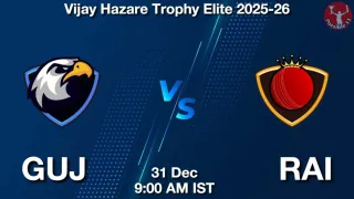 GUJ vs RAI Matcch Previews