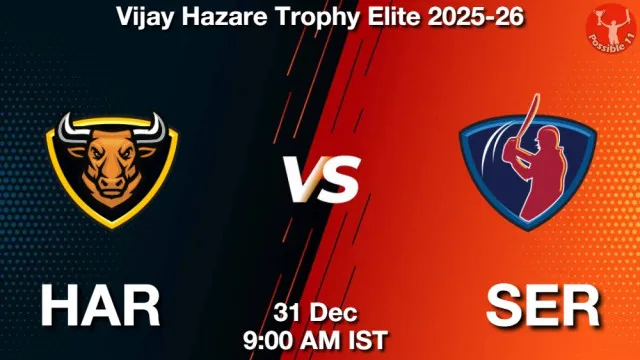 HAR vs SER ड्रीम11 भविष्यवाणी, फैंटेसी क्रिकेट टीम - 31 दिसंबर 2025