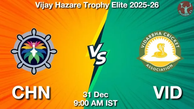 CHN vs VID ड्रीम11 भविष्यवाणी, फैंटेसी क्रिकेट टीम - 31 दिसंबर 2025