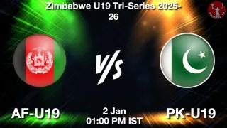 AF-U19 vs PK-U19 Matcch Previews