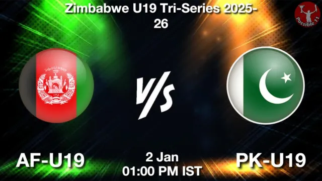 AF-U19 vs PK-U19 ड्रीम11 भविष्यवाणी, फैंटेसी क्रिकेट टीम - 02 जनवरी 2026