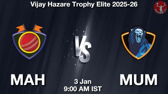 MAH vs MUM ड्रीम11 भविष्यवाणी, फैंटेसी क्रिकेट टीम - 03 जनवरी 2026