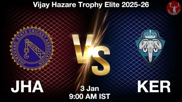 JHA vs KER ड्रीम11 भविष्यवाणी, फैंटेसी क्रिकेट टीम - 03 जनवरी 2026