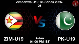 ZIM-U19 vs PK-U19 Matcch Previews
