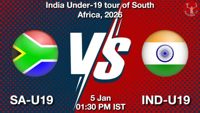 SA-U19 vs IND-U19 ड्रीम11 भविष्यवाणी, फैंटेसी क्रिकेट टीम - 05 जनवरी 2026
