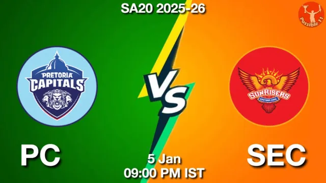 PC vs SEC ड्रीम11 भविष्यवाणी, फैंटेसी क्रिकेट टीम - 05 जनवरी 2026