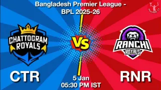 CTR vs RNR Matcch Previews