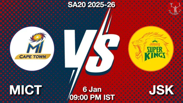 MICT vs JSK ड्रीम11 भविष्यवाणी, फैंटेसी क्रिकेट टीम - 06 जनवरी 2026