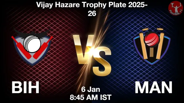 BIH vs MAN ड्रीम11 भविष्यवाणी, फैंटेसी क्रिकेट टीम - 06 जनवरी 2026