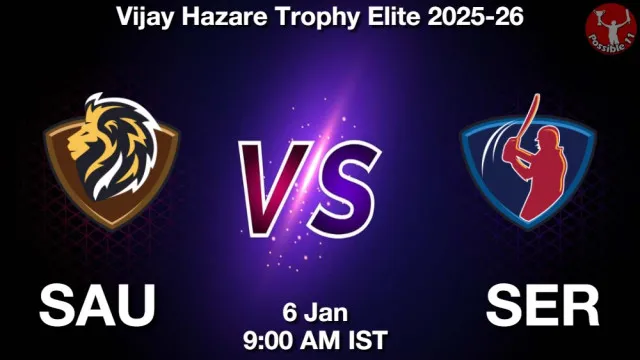 SAU vs SER ड्रीम11 भविष्यवाणी, फैंटेसी क्रिकेट टीम - 06 जनवरी 2026