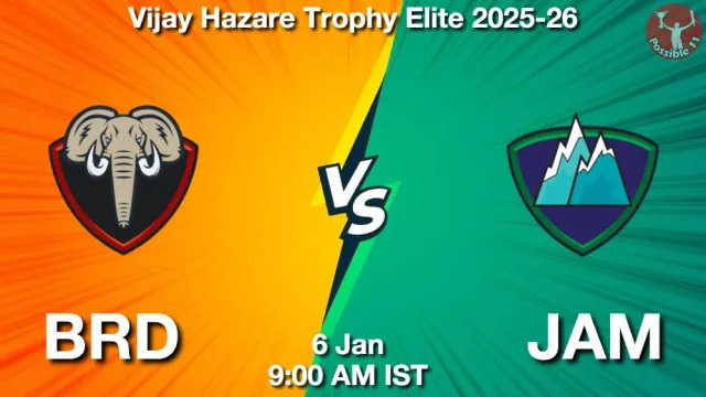 BRD vs JAM ड्रीम11 भविष्यवाणी, फैंटेसी क्रिकेट टीम - 06 जनवरी 2026