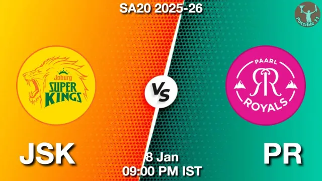 JSK vs PR ड्रीम11 भविष्यवाणी, फैंटेसी क्रिकेट टीम - 08 जनवरी 2026