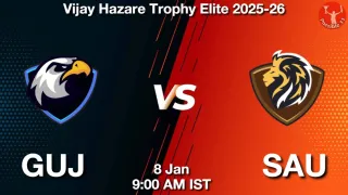 GUJ vs SAU Matcch Previews