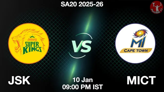 JSK vs MICT ड्रीम11 भविष्यवाणी, फैंटेसी क्रिकेट टीम - 10 जनवरी 2026