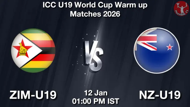 ZIM-U19 vs NZ-U19 ड्रीम11 भविष्यवाणी, फैंटेसी क्रिकेट टीम - 12 जनवरी 2026