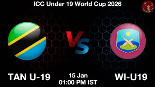 TAN U-19 vs WI-U19 Matcch Previews