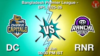 DC vs RNR Matcch Previews