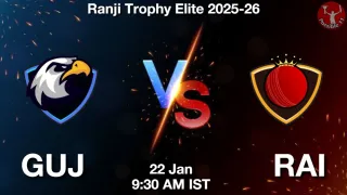 GUJ vs RAI Matcch Previews