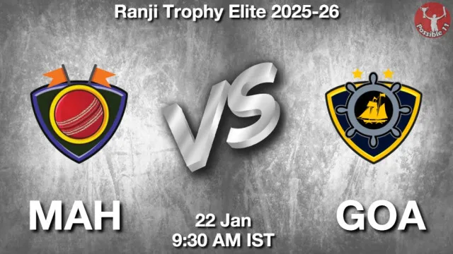 MAH vs GOA ड्रीम11 भविष्यवाणी, फैंटेसी क्रिकेट टीम - 22 जनवरी 2026
