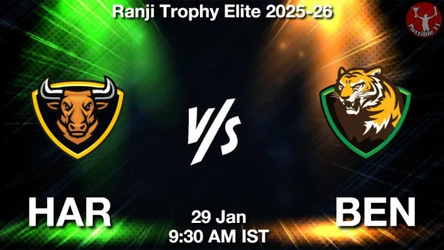 HAR vs BEN ड्रीम11 भविष्यवाणी, फैंटेसी क्रिकेट टीम - 29 जनवरी 2026
