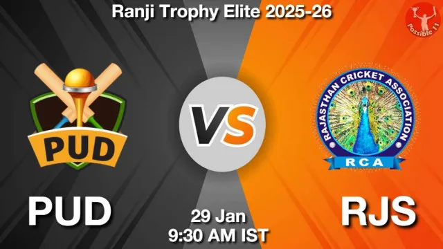 PUD vs RJS ड्रीम11 भविष्यवाणी, फैंटेसी क्रिकेट टीम - 29 जनवरी 2026