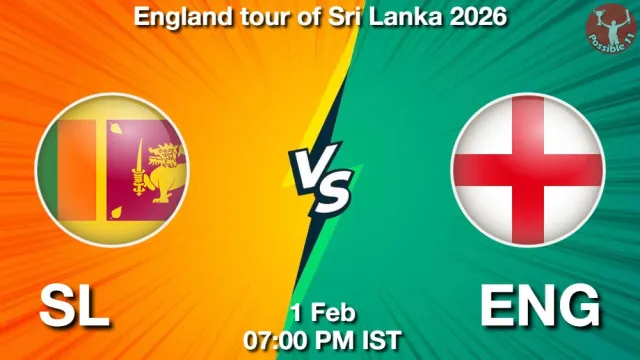 SL vs ENG ड्रीम11 भविष्यवाणी, फैंटेसी क्रिकेट टीम - 01 फ़रवरी 2026