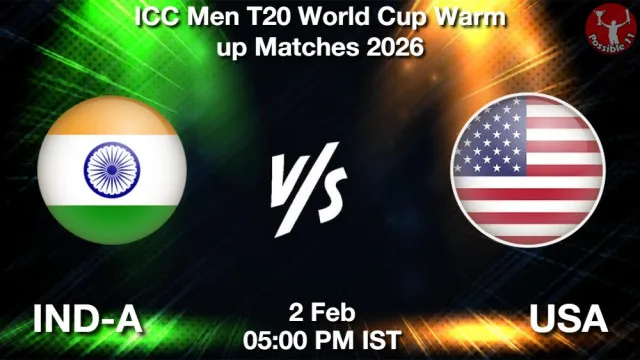 IND-A vs USA ड्रीम11 भविष्यवाणी, फैंटेसी क्रिकेट टीम - 02 फ़रवरी 2026