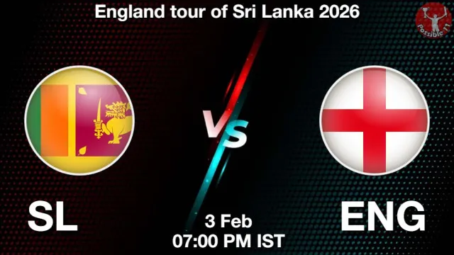 SL vs ENG ड्रीम11 भविष्यवाणी, फैंटेसी क्रिकेट टीम - 03 फ़रवरी 2026