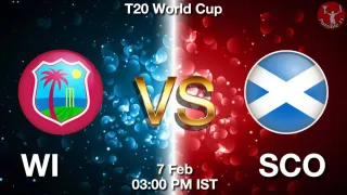 WI vs SCO Matcch Previews