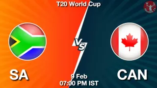SA vs CAN Matcch Previews