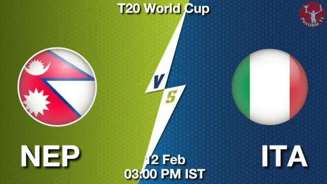 NEP vs ITA ड्रीम11 भविष्यवाणी, फैंटेसी क्रिकेट टीम - 12 फ़रवरी 2026