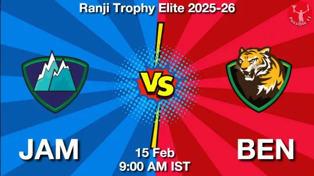 JAM vs BEN ड्रीम11 भविष्यवाणी, फैंटेसी क्रिकेट टीम - 15 फ़रवरी 2026