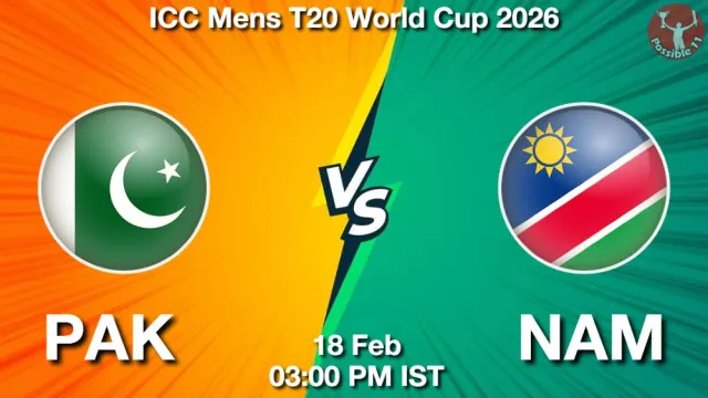 PAK vs NAM ड्रीम11 भविष्यवाणी, फैंटेसी क्रिकेट टीम - 18 फ़रवरी 2026