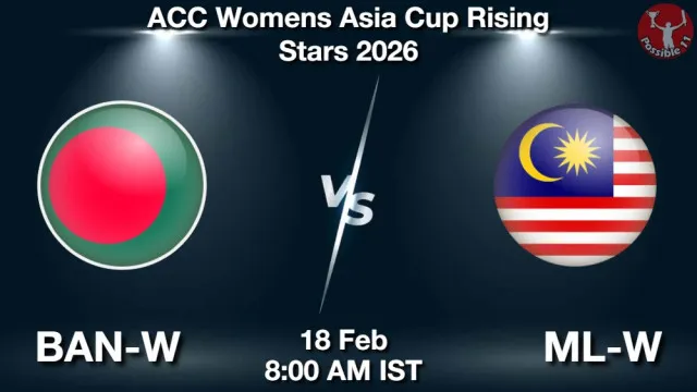BAN-W vs ML-W ड्रीम11 भविष्यवाणी, फैंटेसी क्रिकेट टीम - 18 फ़रवरी 2026
