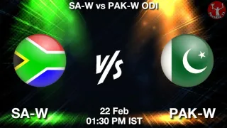 SA-W vs PAK-W Matcch Previews