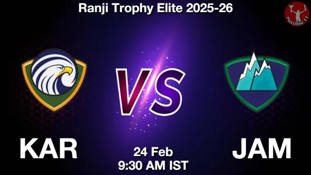 KAR vs JAM ड्रीम11 भविष्यवाणी, फैंटेसी क्रिकेट टीम - 24 फ़रवरी 2026