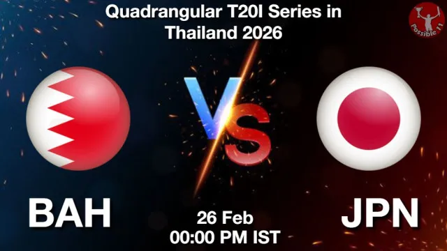 BAH vs JPN ड्रीम11 भविष्यवाणी, फैंटेसी क्रिकेट टीम - 26 फ़रवरी 2026