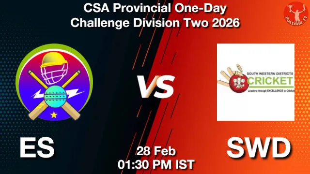 ES vs SWD ड्रीम11 भविष्यवाणी, फैंटेसी क्रिकेट टीम - 28 फ़रवरी 2026