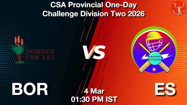 BOR vs ES ड्रीम11 भविष्यवाणी, फैंटेसी क्रिकेट टीम - 04 मार्च 2026