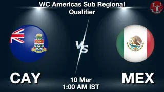 CAY vs MEX Matcch Previews
