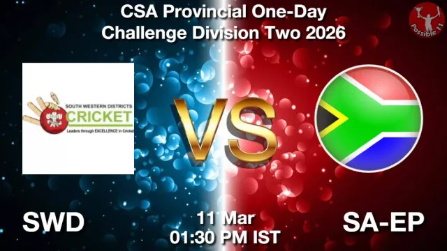 SWD vs SA-EP ड्रीम11 भविष्यवाणी, फैंटेसी क्रिकेट टीम - 11 मार्च 2026