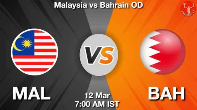 MAL vs BAH ड्रीम11 भविष्यवाणी, फैंटेसी क्रिकेट टीम - 12 मार्च 2026