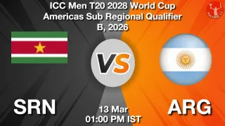 SRN vs ARG Matcch Previews
